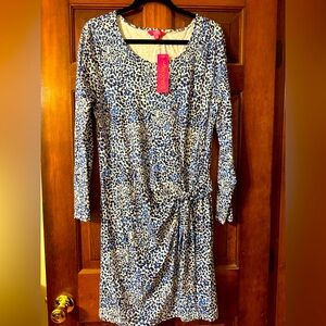 Lily Pulitzer Bryson long sleeve twisty dress size XL